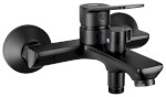 SX010B (60919) SINTRA nástěnná vanová baterie, černá mat SX010B