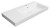 NUBES keramické umyvadlo 100x50cm, s odkládací plochou vlevo, bílá mat 9628109
