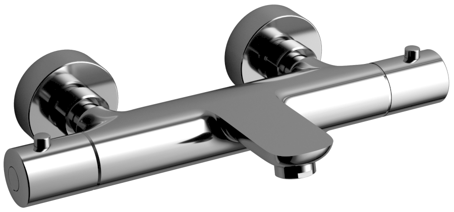 KU210 (51607) KIMURA nástěnná vanová termostatická baterie, chrom KU210