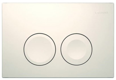 GEBERIT DELTA25 ovládací tlačítko, Alpská bílá 115.125.11.5