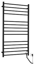 REDONDO elektrický sušák ručníků, kulatý, 630x1160 mm, 130 W, černá ER230BV