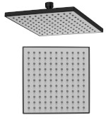 SC164B (61030) Hlavová sprcha, 200x200mm, ABS/černá mat SC164B