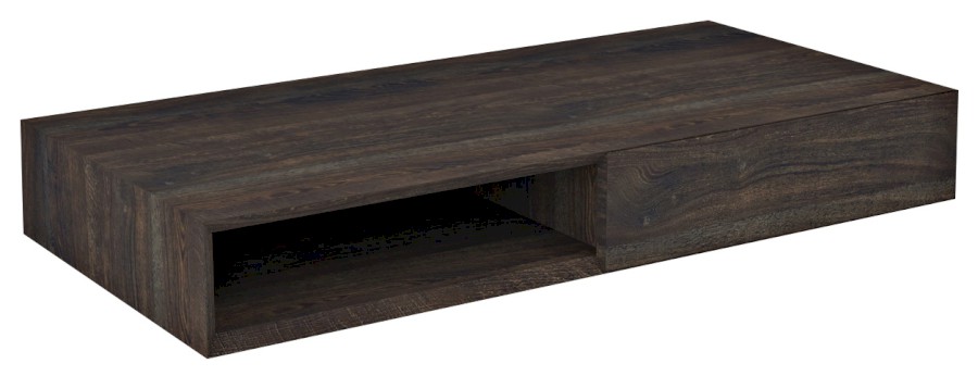 MORIAN umyvadlová skříňka 100x14x48cm, dub černý, pravá MR126