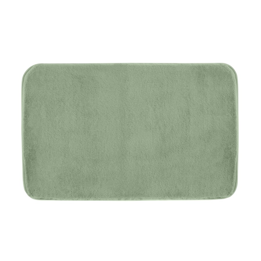 96FY100607 (62403) FUZZY koupelnová předložka, 60x100cm, 100% polyester, protiskluz, zelená 96FY100607