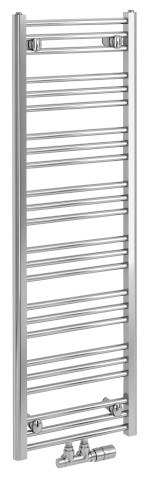 ALBRECHT otopné těleso 400x1250mm, středové připojení, chrom 600.112.1