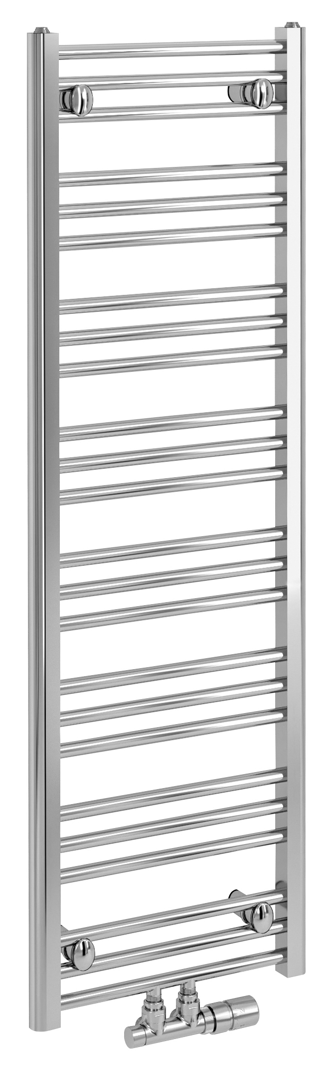 600.112.1 (53553) ALBRECHT otopné těleso 400x1250mm, středové připojení, chrom 600.112.1