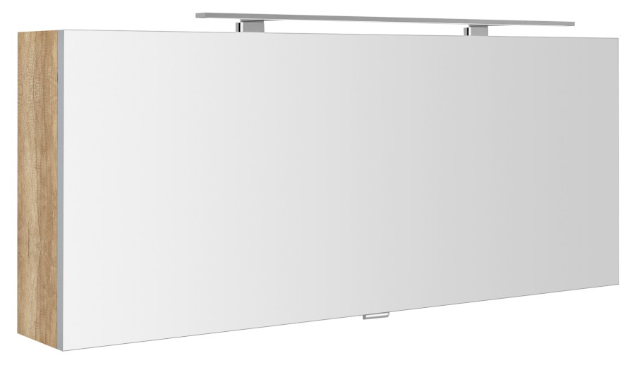 CE120-0022 (50603) CLOE galerka s LED osvětlením 120x50x18cm, dub alabama CE120-0022