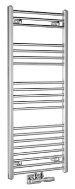 ALYA otopné těleso rovné 500x1188mm, středové připojení, chrom LLS302