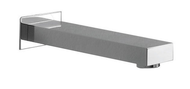 Výtoková hubice nástěnná, hranatá, 200mm, chrom 1102-49