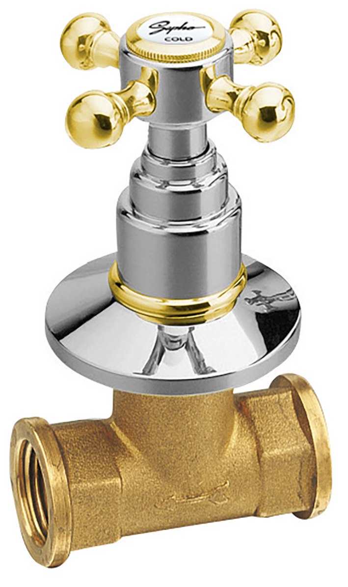 3052C (32564) ANTEA podomítkový ventil, studená, chrom/zlato 3052C