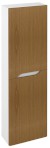 MEDIENA skříňka vysoká 40x140x20cm, 2x dvířka, levá/pravá, bílá mat/dub natural MD452