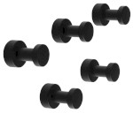 SAMBA háček, balení 5 ks, černá mat SB222