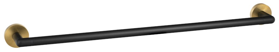 WS010BG (59058) LARISSA držák ručníků 600mm, černá/zlato mat WS010BG