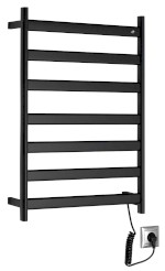 ELIAS elektrický sušák ručníků 490x730x110 mm, 105 W, černá mat EB550