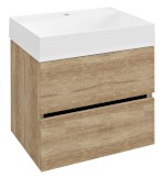 DT060-2222 (47697) ODETTA umyvadlová skříňka 57x50x43,5cm, dub alabama DT060-2222