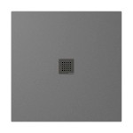 84300.31 (54972) TRENECA vanička z litého mramoru s možností úpravy rozměru, 90x90cm, šedá mat 84300.31