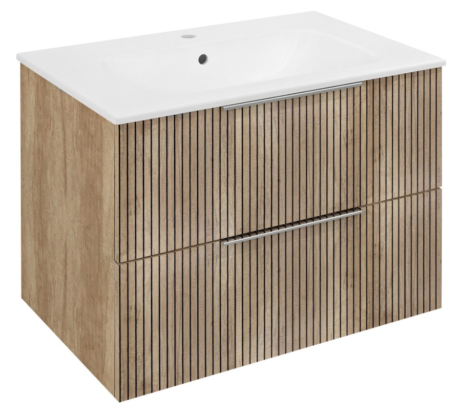 CR701-2322 (51368) CIRASA STRIP umyvadlová skříňka 69,8x52x46cm, dub Alabama CR701-2322