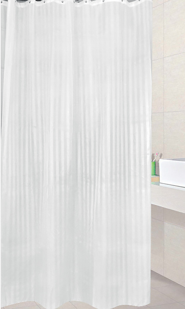 ZP001 (26097) Sprchový závěs 180x200cm, polyester, bílá ZP001