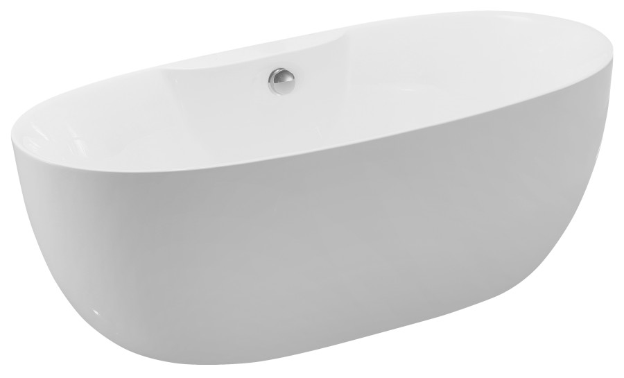 68638 (56073) RANA volně stojící vana 170x80x58cm, bílá 68638