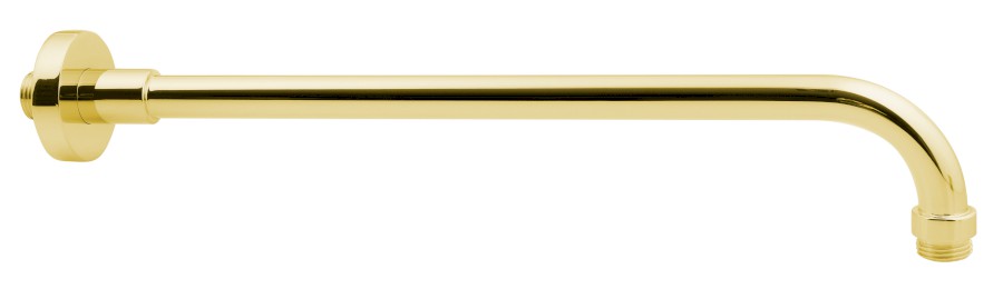 BR355 (27541) Sprchové ramínko kulaté, 350mm, zlato BR355