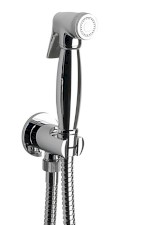 Bidetová sprška retro s hadicí a držákem spršky s vyústěním, chrom 9101
