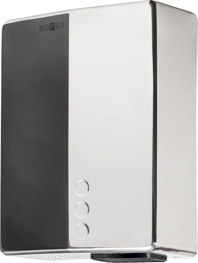 BIGFLOW EVO bezdotykový elektrický osoušeč rukou 220-240V, 2050W, 218x284x102mm, nerez lesk 01481.B