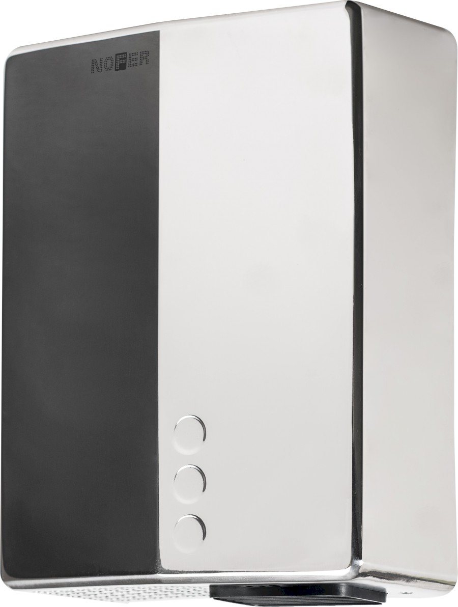 BIGFLOW EVO bezdotykový elektrický osoušeč rukou 220-240V, 2050W, 218x284x102mm, nerez lesk 01481.B