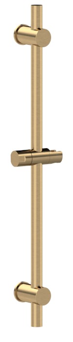 SC019 (61659) Sprchová tyč, posuvný držák, kulatá, 700mm, zlato mat SC019