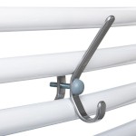 Háček na otopné trubkové těleso, chrom 2602S/CR