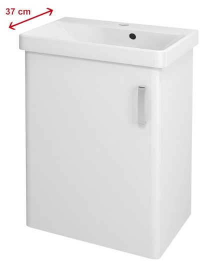 THEIA umyvadlová skříňka 50,9x70x35cm, 1x dvířka, levá, bílá TH057-3030