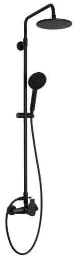 XA139/15 (48050) PAX sprchový sloup s pákovou baterií, černá mat XA139/15