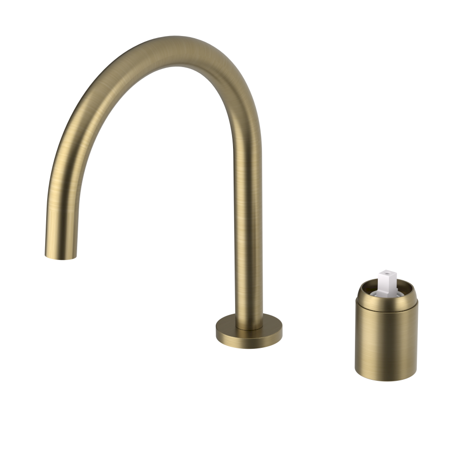 UT019G-1 (57455) ULTRAMIX tělo dvouprvkové stojánkové umyvadlové baterie, zlato mat UT019G-1