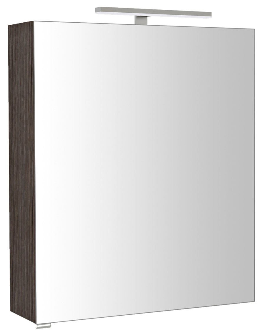 RIWA galerka s LED osvětlením, 60x70x17cm, borovice rustik RIW060-0016