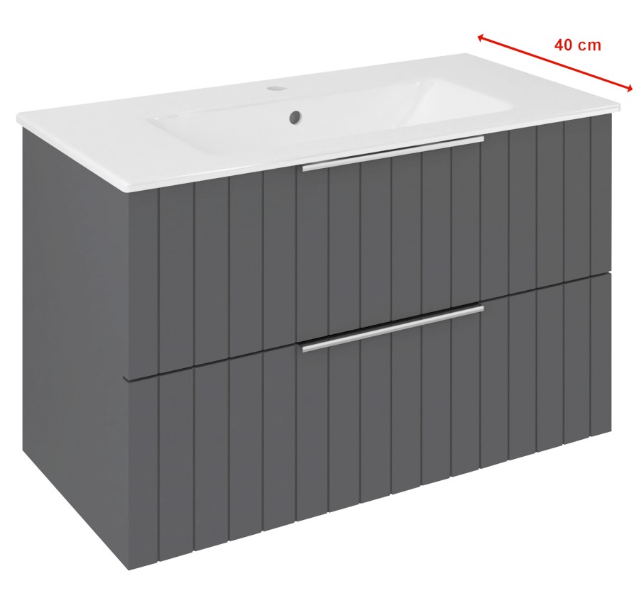 CIRASA STRIP umyvadlová skříňka 78x54x39cm, carina CR792-4141S