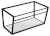 SKA konzole s policí 750x400x460mm, černá mat SKA102