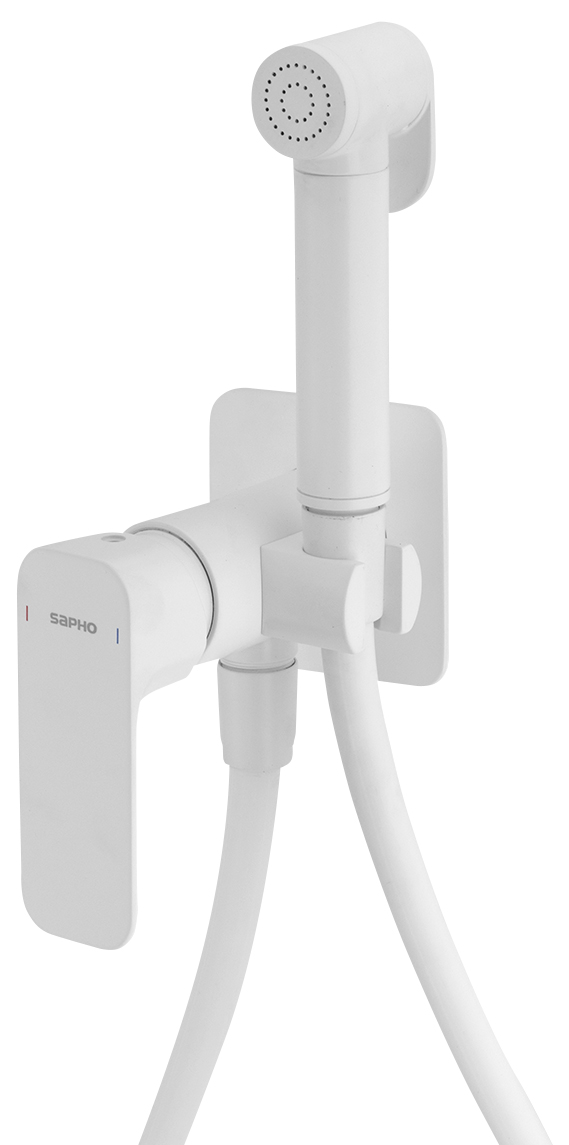 PY13/14 (56388) SPY podomítková bidetová baterie se Stop sprškou, bílá mat PY13/14