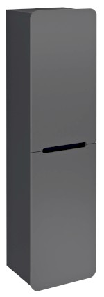 KR350-4134 (58772) KERALA skříňka vysoká 38x143x32cm, 2x dvířka, levá/pravá, carina/antracit matný KR350-4134
