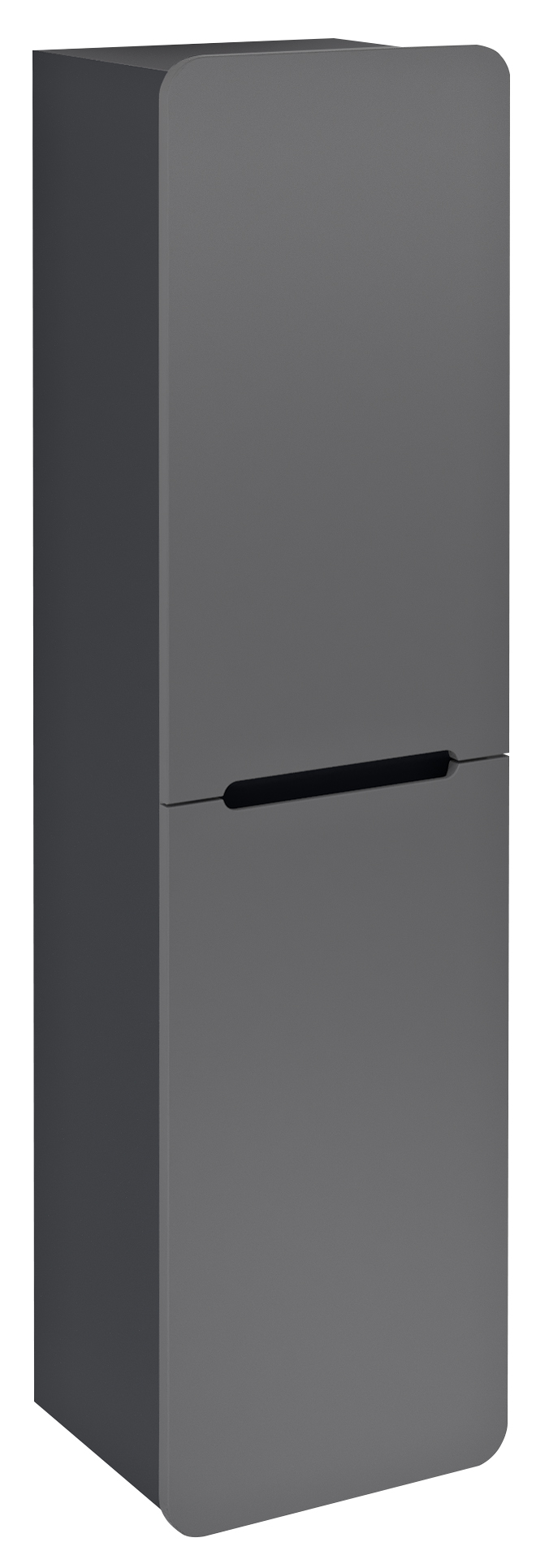 KERALA skříňka vysoká 38x143x32cm, 2x dvířka, levá/pravá, carina/antracit matný KR350-4134