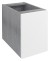 WAVE skříňka spodní dvířková 30x45x47,8cm, pravá/levá, bílá/dub stříbrný WA030-3011