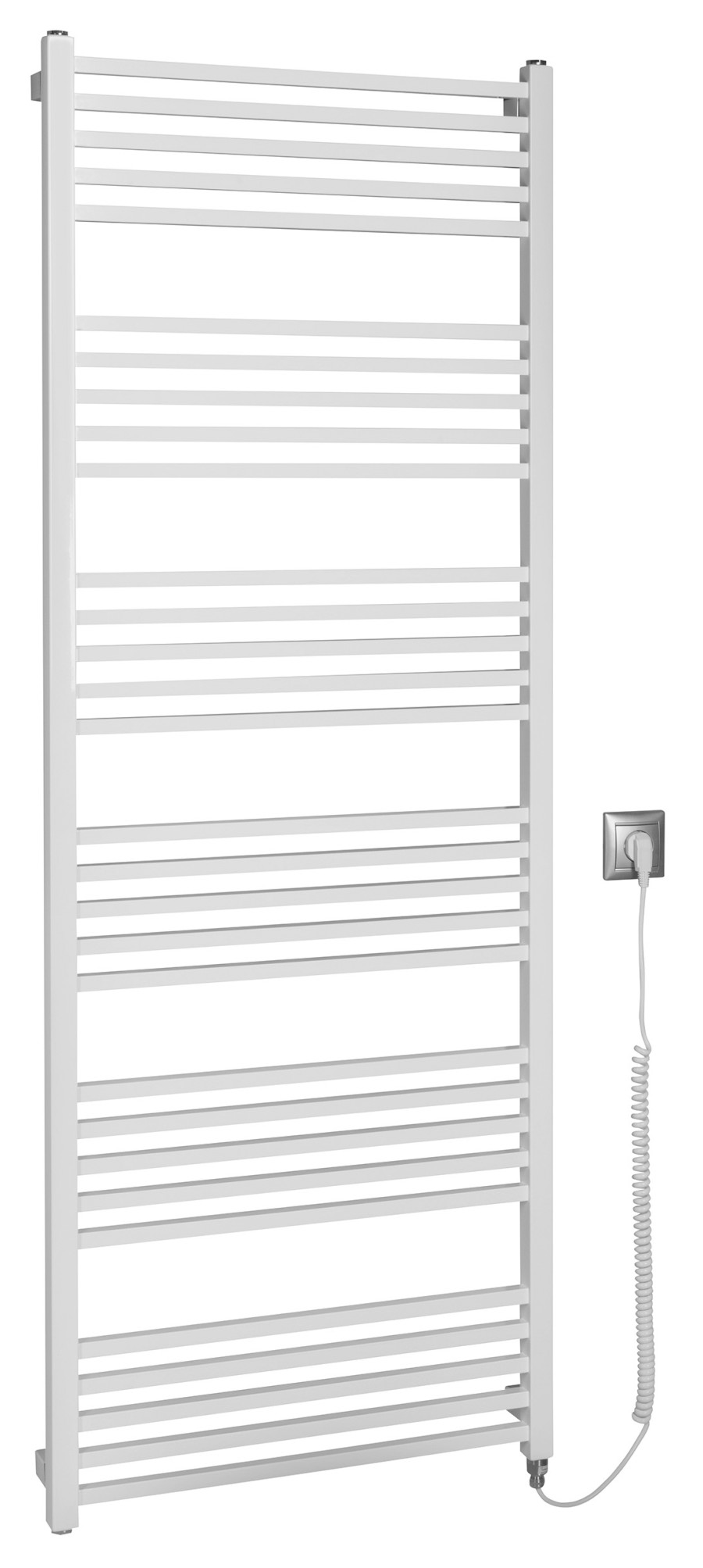 ME616 (50052) METRO-E elektrické otopné těleso rovné 600x1620 mm, 800 W, bílá ME616