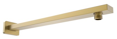 Sprchové ramínko hranaté nízké, 380mm, zlato mat SL119