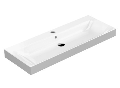 CENTO keramické umyvadlo 120x45cm, bílá 353401
