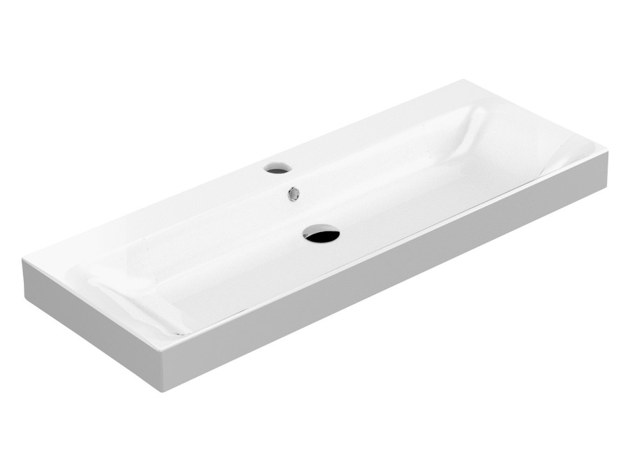CENTO keramické umyvadlo 120x45cm, bílá 353401