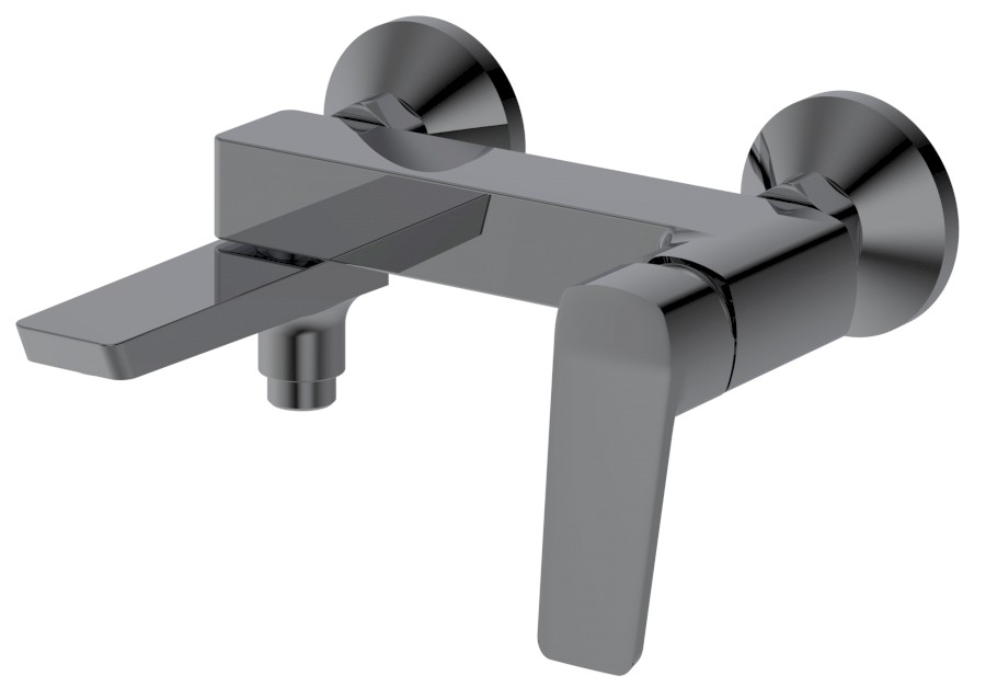 FY010GM (60719) FLERY nástěnná vanová/sprchová baterie, otočné ramínko, gun metal FY010GM