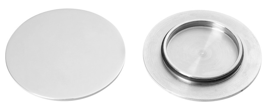 NDGT044CH (60876) TRINITY krytka pantu, chrom NDGT044CH