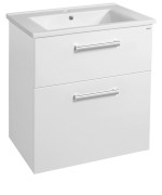 VEGA umyvadlová skříňka 62x72,6x43,6cm, 2x zásuvka, bílá VG063