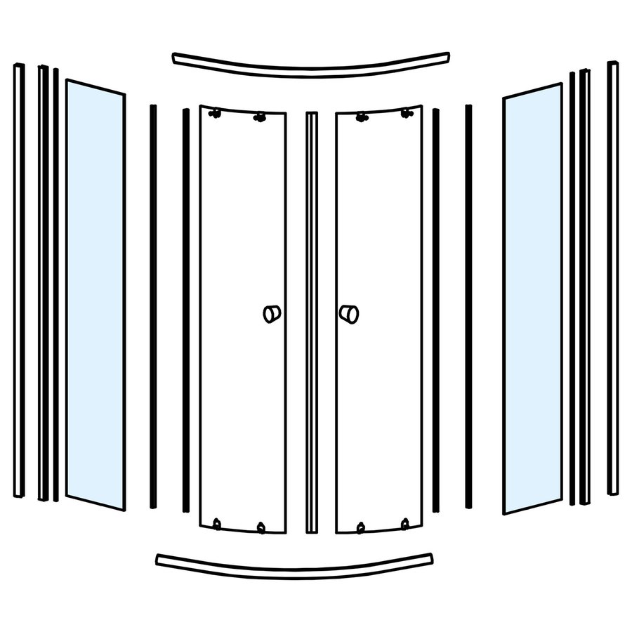 NDHLS900Y-1 (51588) Sklo pro HLS900Y, pevná část NDHLS900Y-1