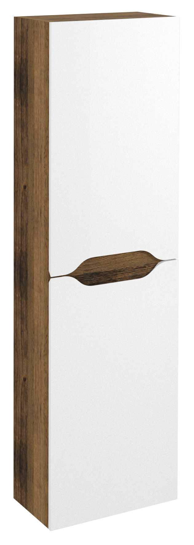 WA250-3019 (50127) WAVE skříňka vysoká 40x140x20cm, levá/pravá, bílá/dub collingwood WA250-3019