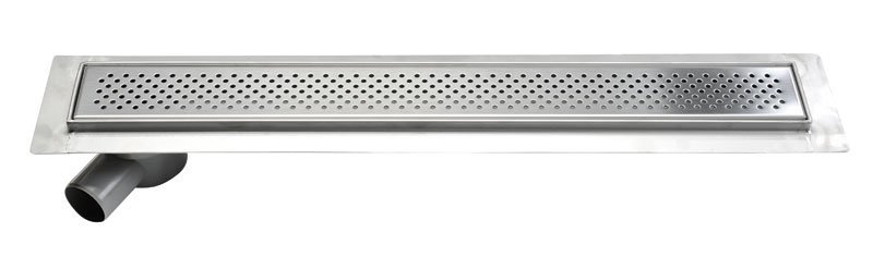 KROKUS nerezový podlahový žlab s roštem, L-960, DN50 2705-10