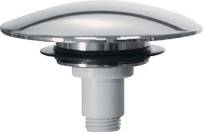 Náhradní plastová zátka click-clack, 72mm, chrom RI20351